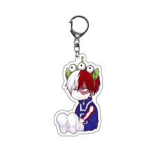 Presente promocional de anime personalizado, Lovely Boy Logo acrílico Cadeia -chave